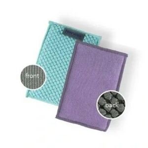 Norwex Counter Cloth Sponges - Purple and Aqua